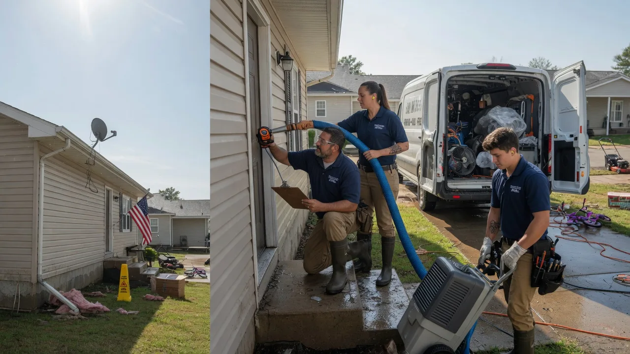 Ceiling Water Damage Restoration in Hubbard, OH near me